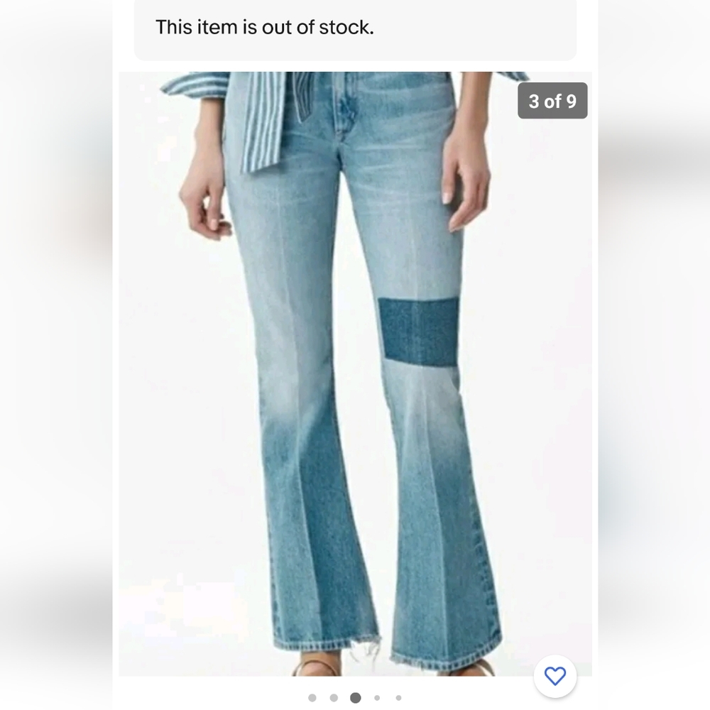 Citizens of Humanity KAYA mid rise kick flare jeans size 25.